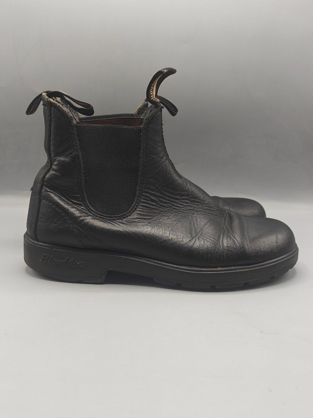 Blundstone Chelsea boots black leather AU/UK 4.5 US women's 6.5 Pre-Owned